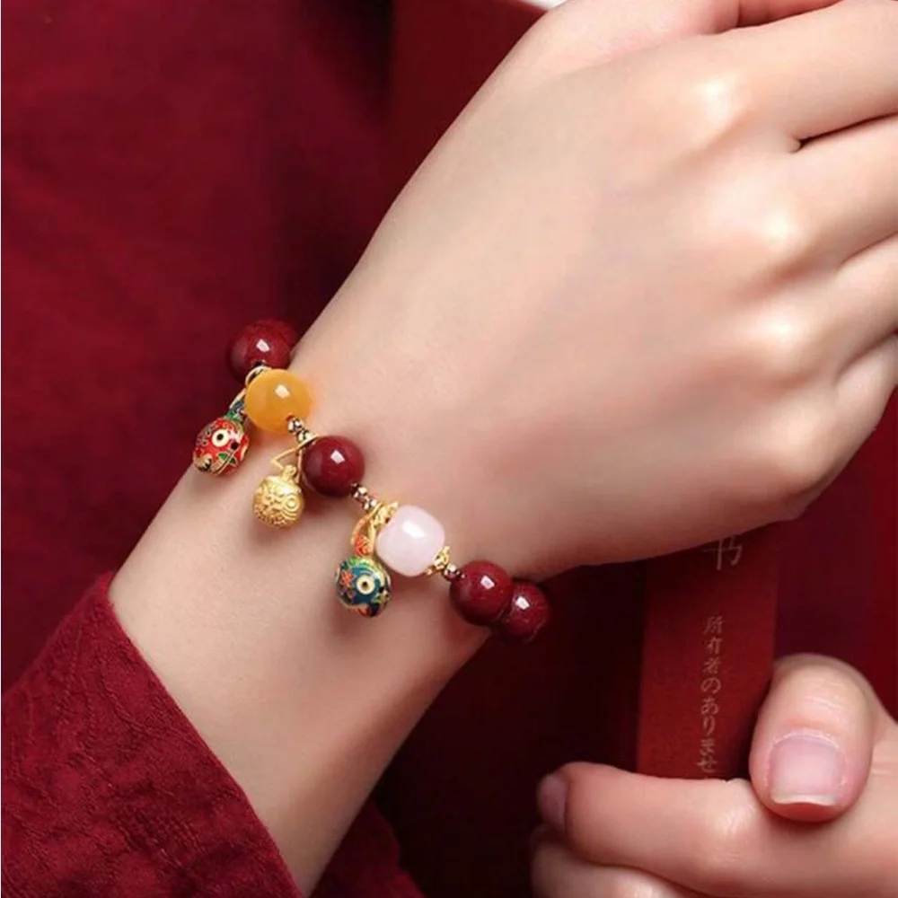 Gold Swallowing Beast Family Bracelet